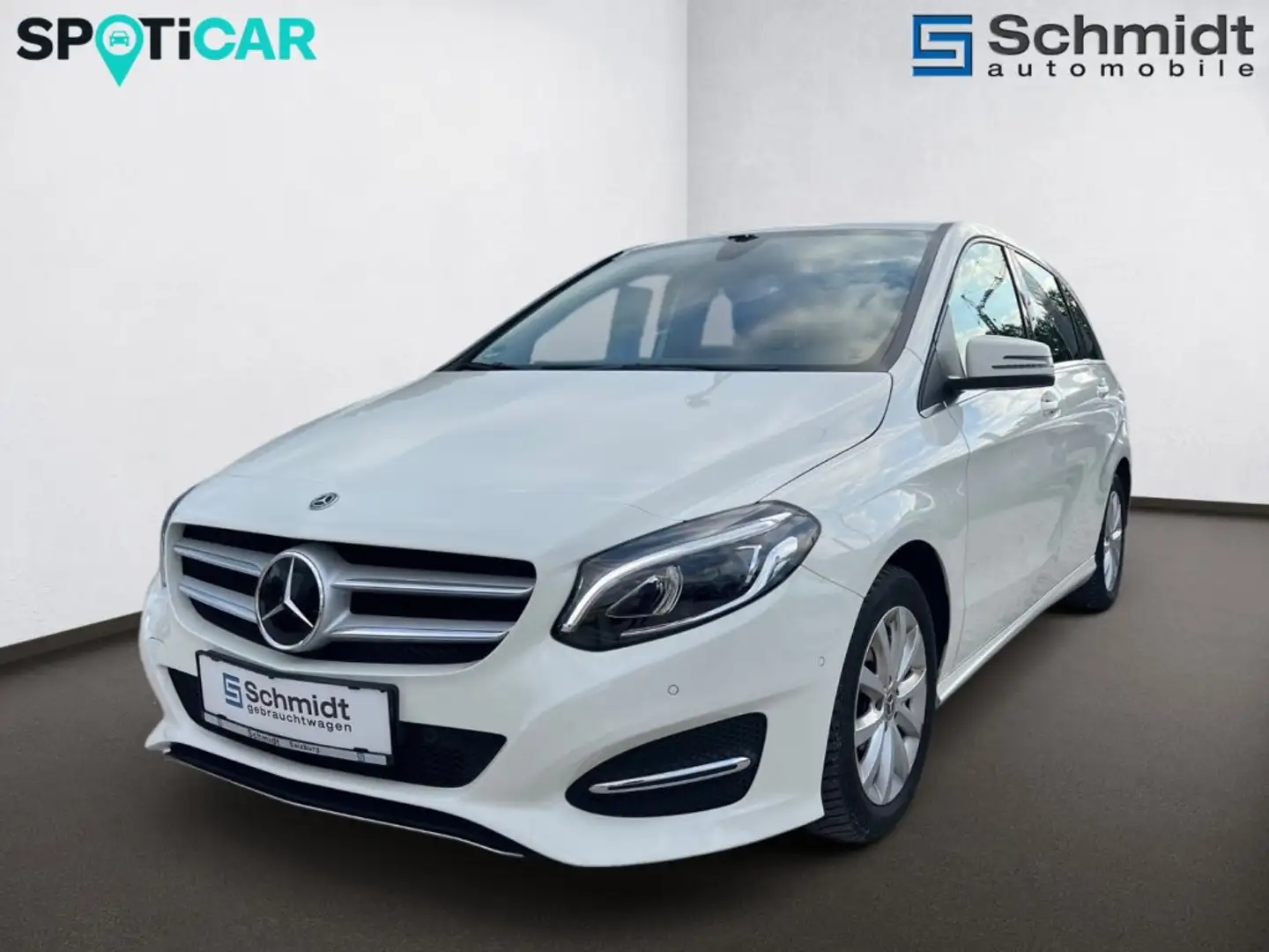 Mercedes-Benz B 220 4MATIC Aut. mit AHK Weiß - 1