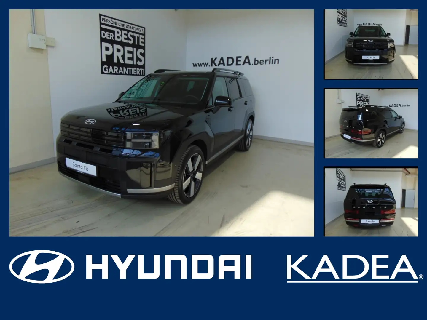 Hyundai SANTA FE 1.6 T-GDI PHEV Signature HeadUp 360Grad Schwarz - 1