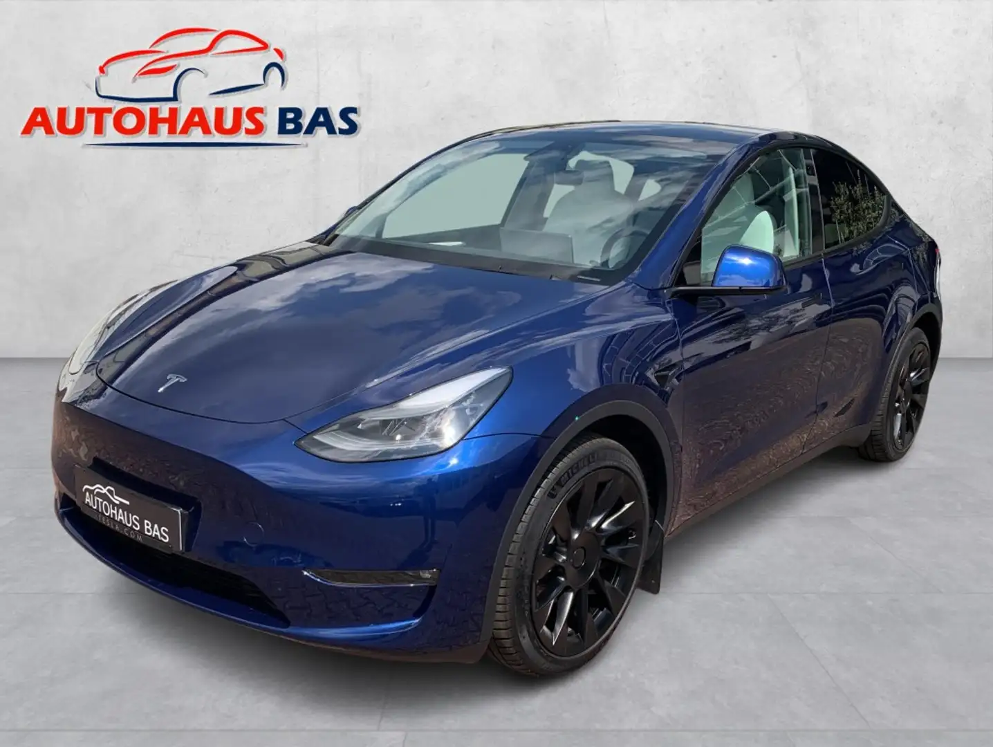 Tesla Model Y Long Range AWD* innen Weiß*Tesla 20-Zoll Modrá - 1