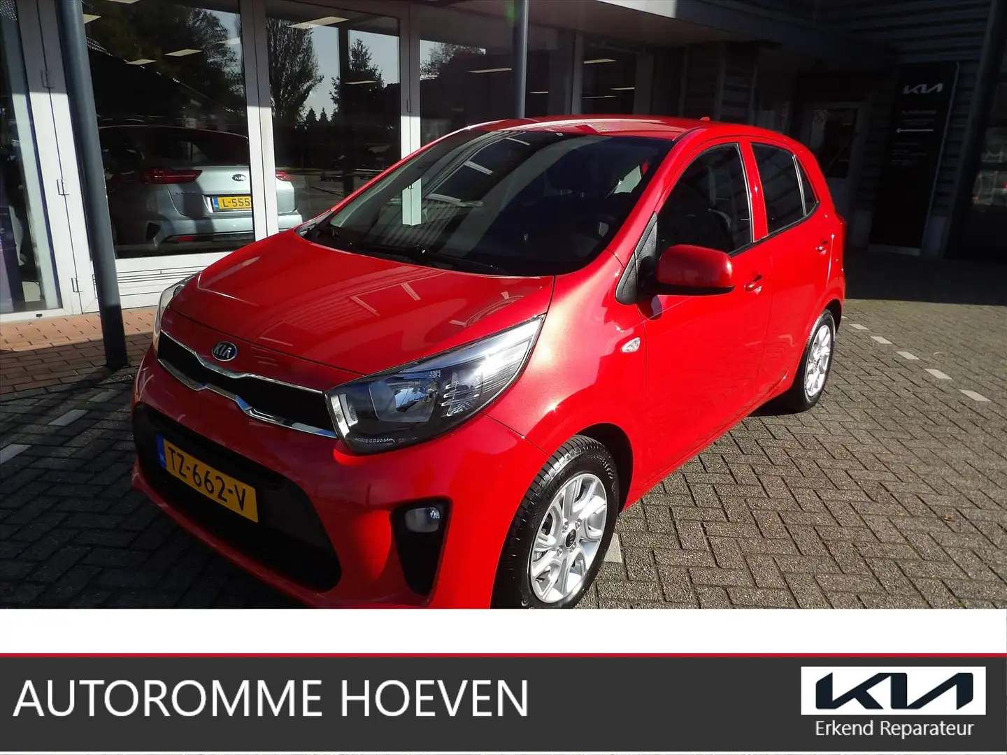 Kia Picanto 1.0 MPi ComfortPlusLine Navigator Org. Ned. Rood - 1