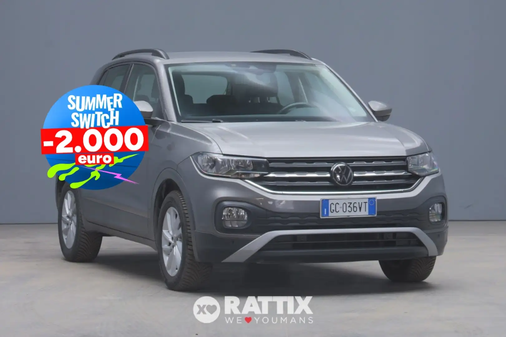 Volkswagen T-Cross 1.0 TSI 110CV Style DSG Grigio - 1