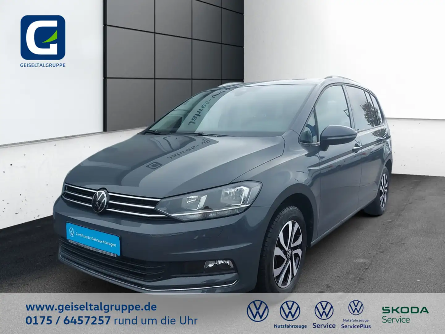 Volkswagen Touran 2.0 TDI Active *DSG*AHK*NAVI*7-SITZER*DAB+*SHZ*PDC Grau - 1