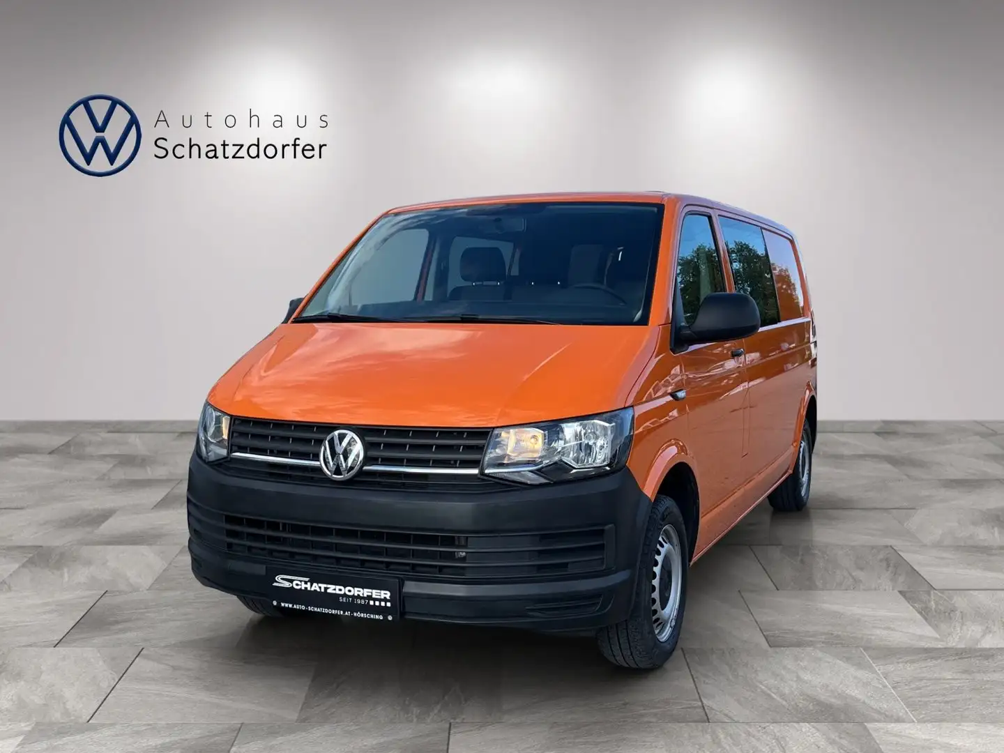 Volkswagen T6 Transporter VW Doka-T6 Kastenwagen LR TDI Orange - 1