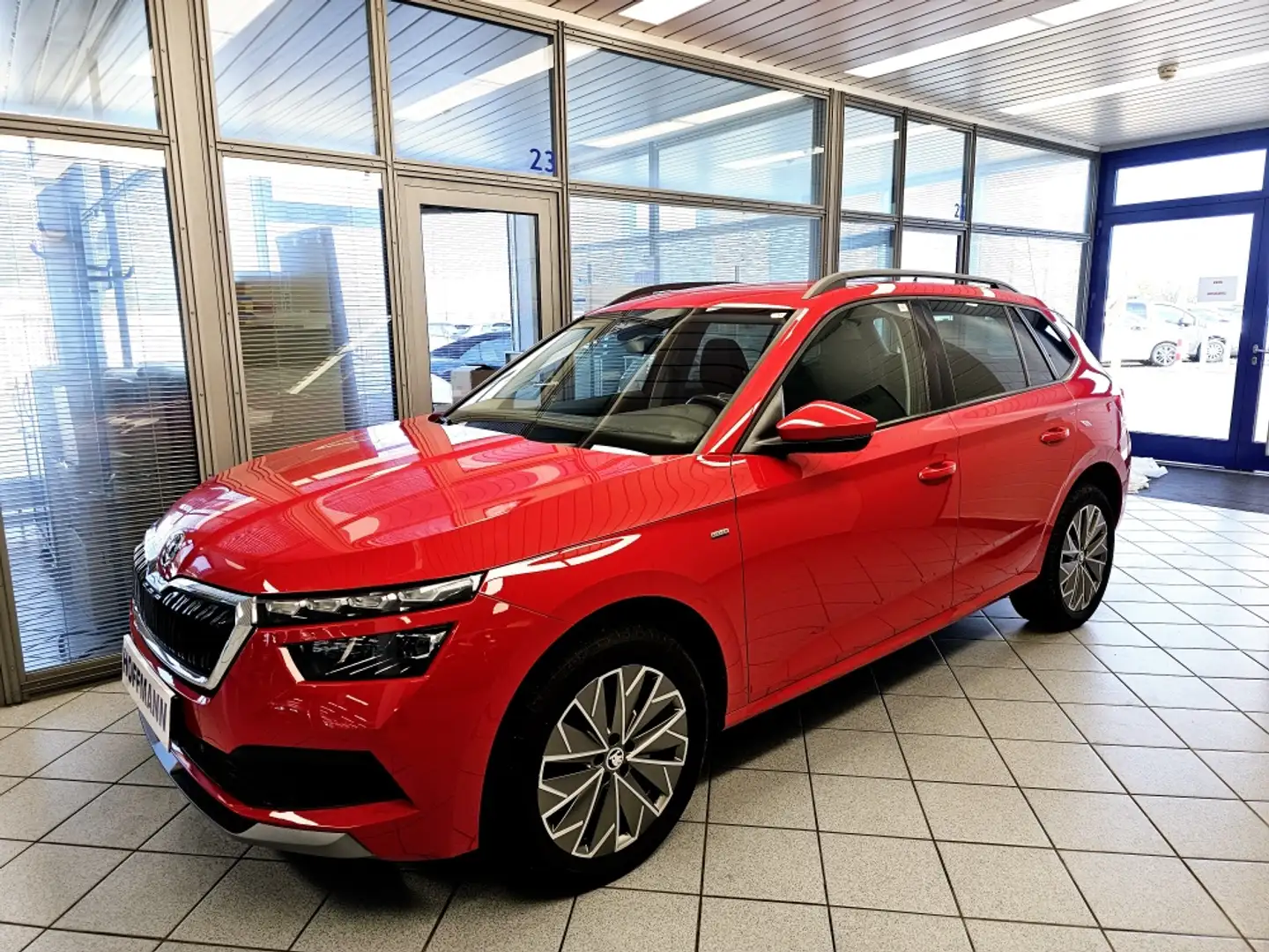 Skoda Kamiq Ambition AHK,LED,PDC,Sitzheizung,App-Con. Piros - 2