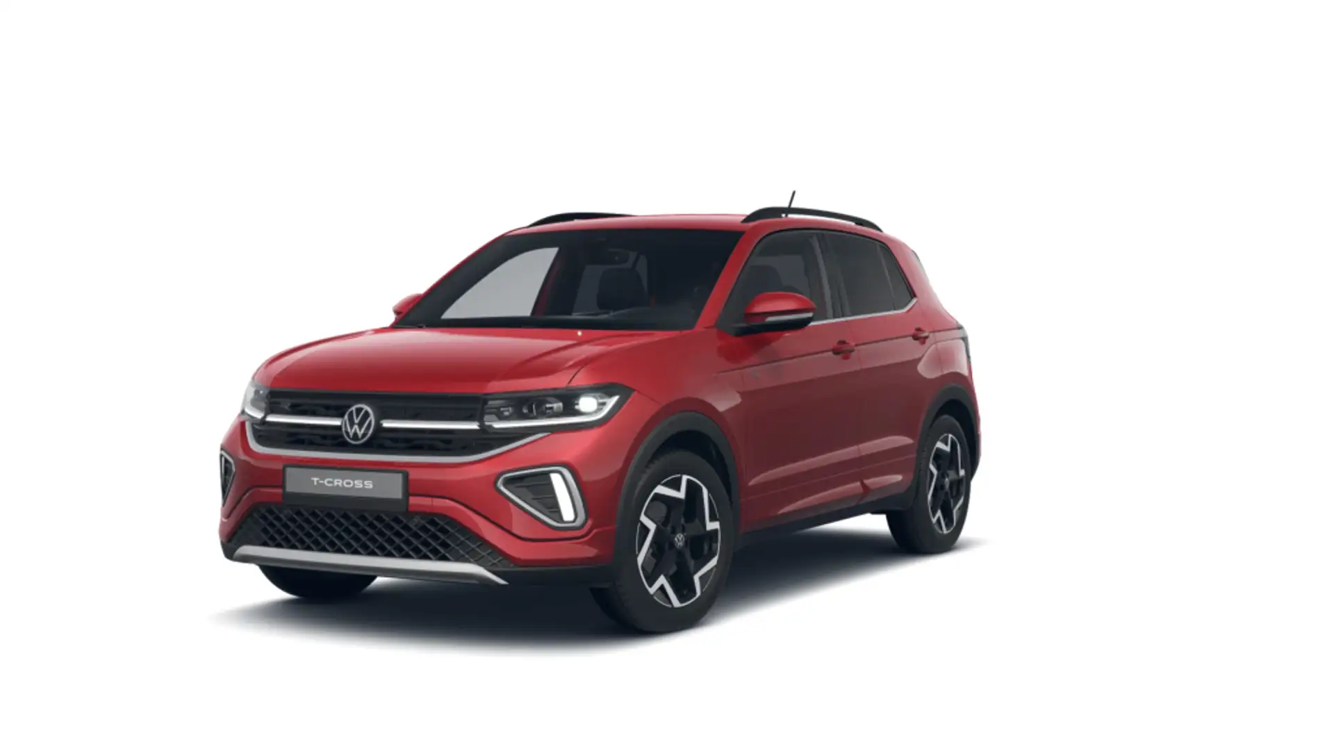 Volkswagen T-Cross 1.0 TSI R-Line 85kW Aut. Rood - 1