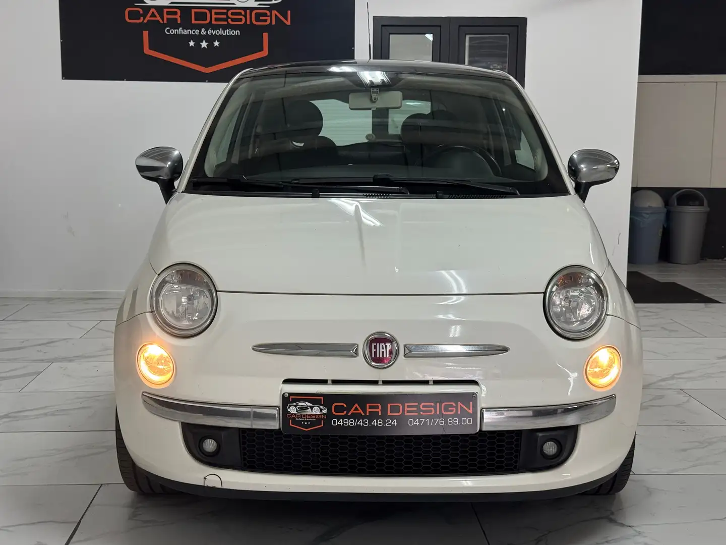 Fiat 500 1.4i / 2008 / 100.000km / garantie 12 mois Blanc - 2