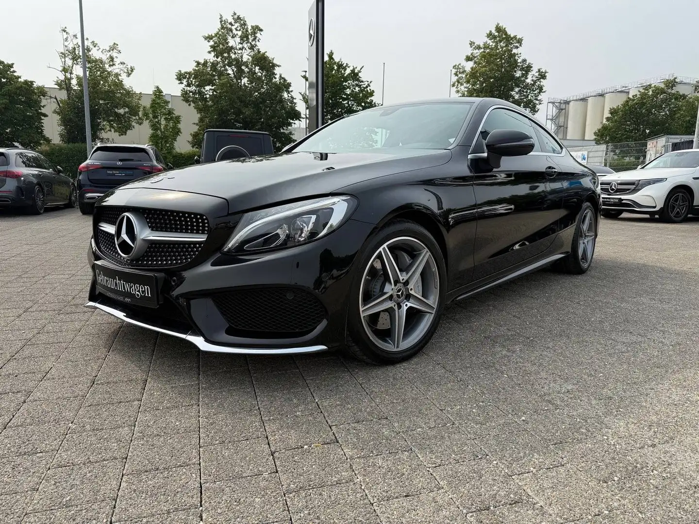 Mercedes-Benz C 250 d Coupe*AMG*LED*Navi*9G-Tronic Schwarz - 2