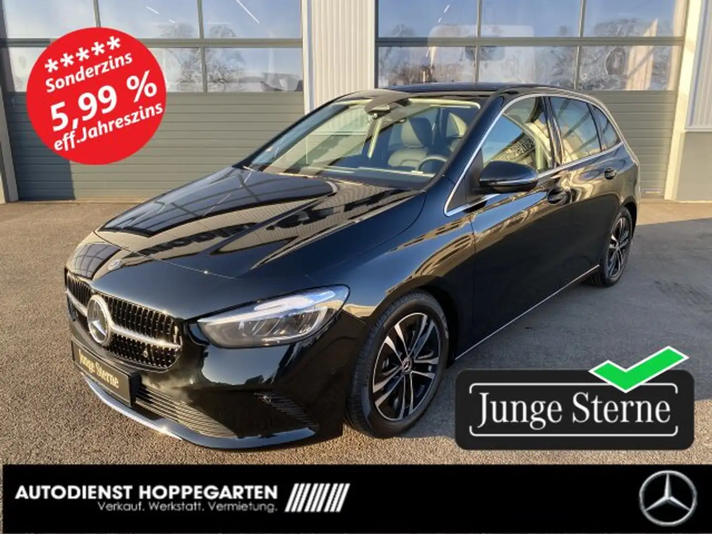 Mercedes-Benz B 200 B 200 Progressive Adv. LED Kamera MBUX Sitzh. Schwarz - 1