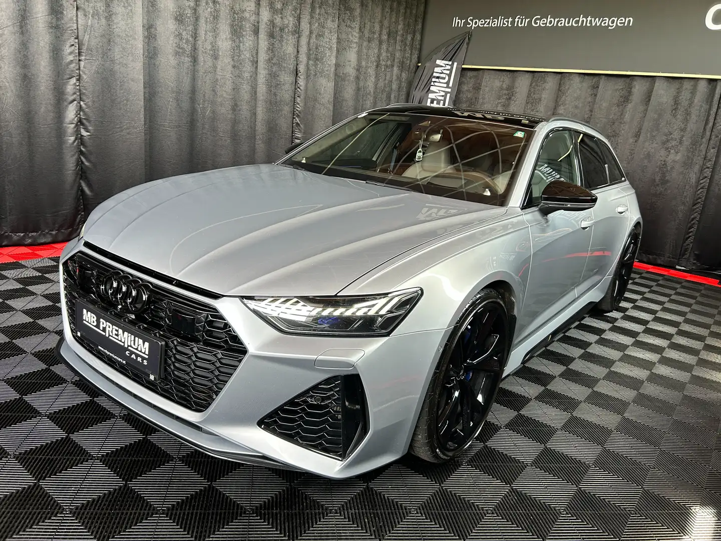 Audi RS6 4.0 TFSI *KERAMIK*B&O*AHK*MATRIX*360°* Gris - 2