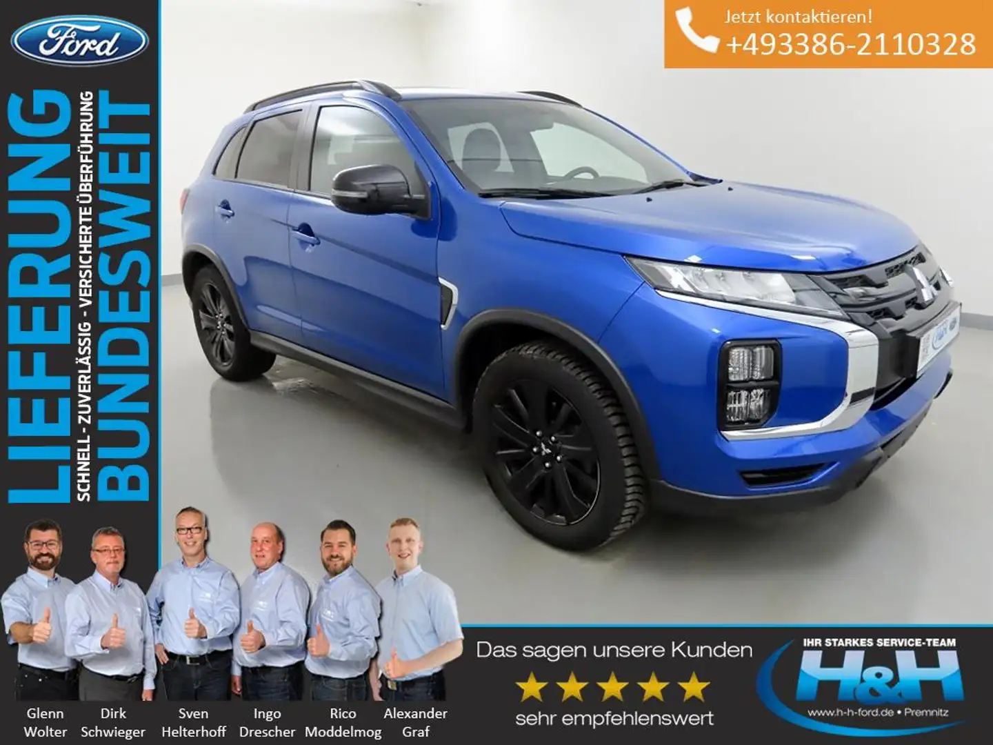 Mitsubishi ASX 2.0 MIVEC Aut. Spirit LED+Navi Modrá - 1