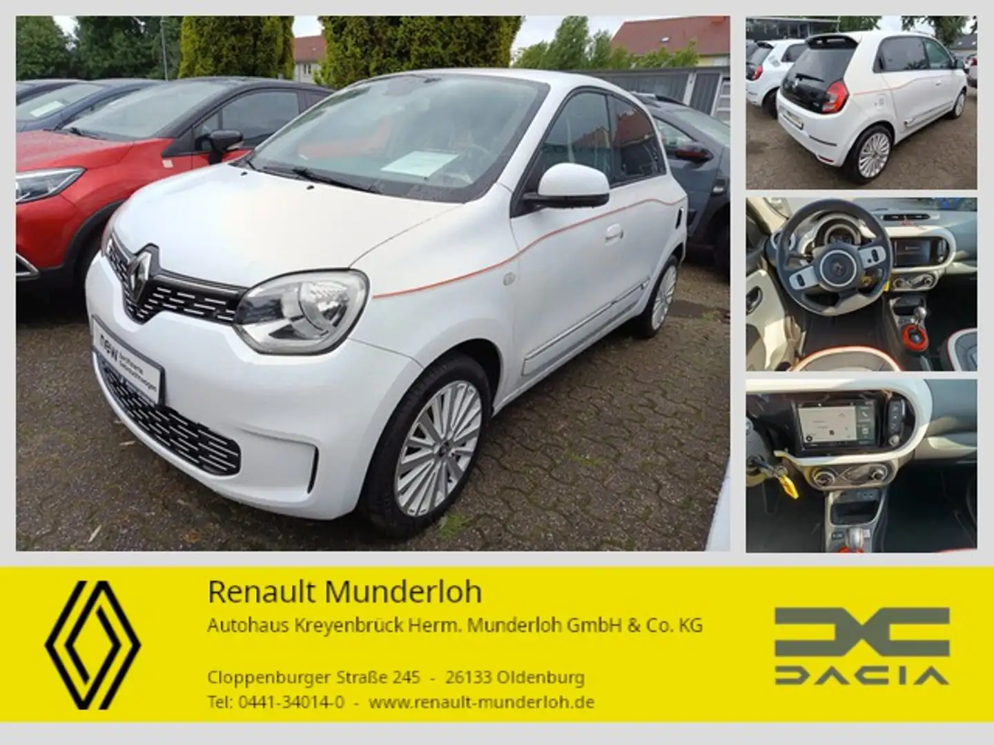 Renault Twingo Vibes Electric Weiß - 1