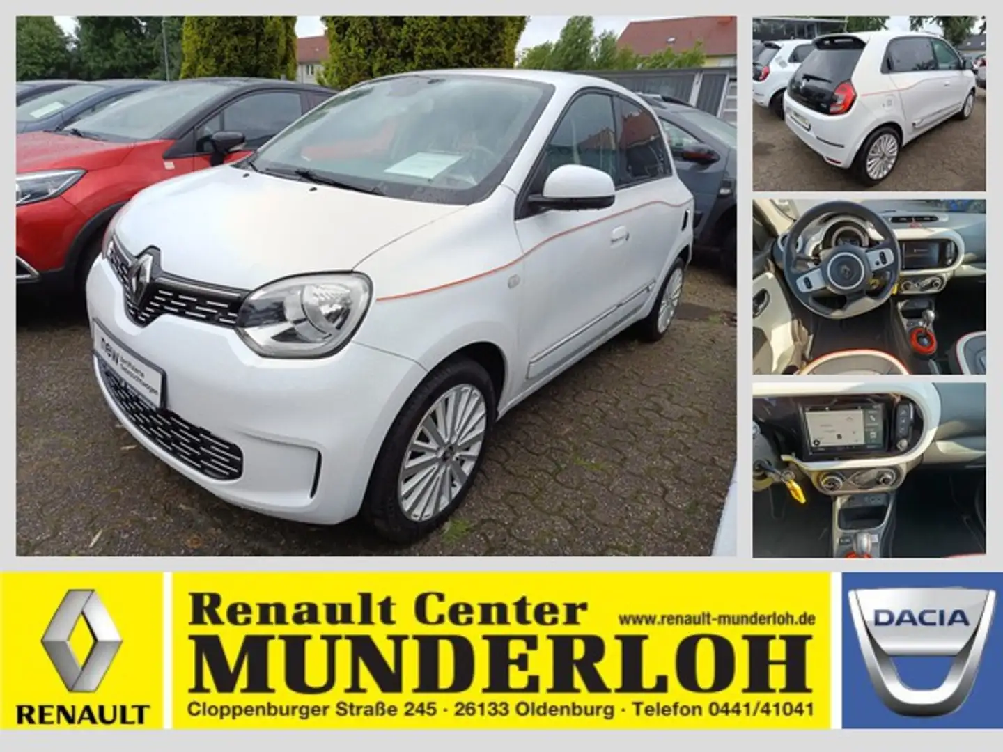 Renault Twingo Vibes Electric Weiß - 1
