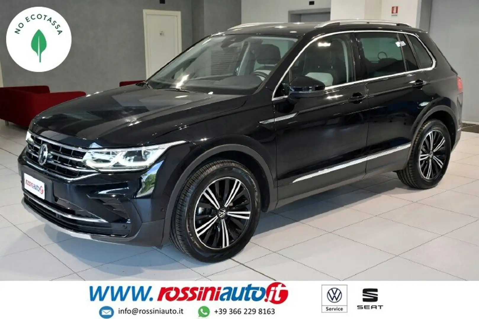 Volkswagen Tiguan 1.5 TSI ACT 150 CV DSG ELEGANCE + R18 BI-COLOR + W Schwarz - 1