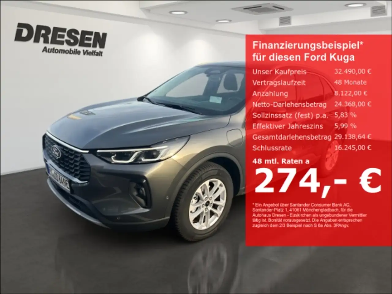 Ford Kuga PHEV Titanium Sitzheizung/Allwetter/Klimaautomatik