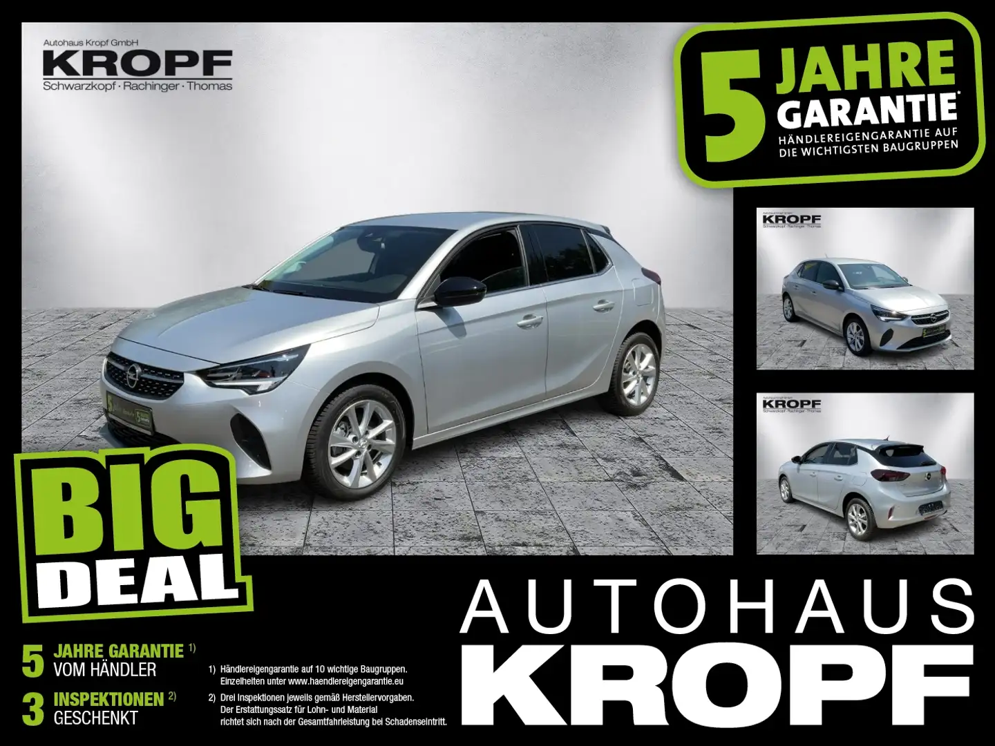 Opel Corsa F 1.2 Turbo Elegance Navi+Winterp.+ab2,99% Grigio - 1