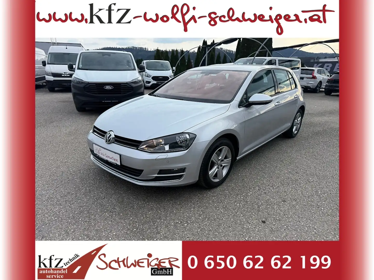 Volkswagen Golf Highline 1,6 BMT TDI Silber - 1