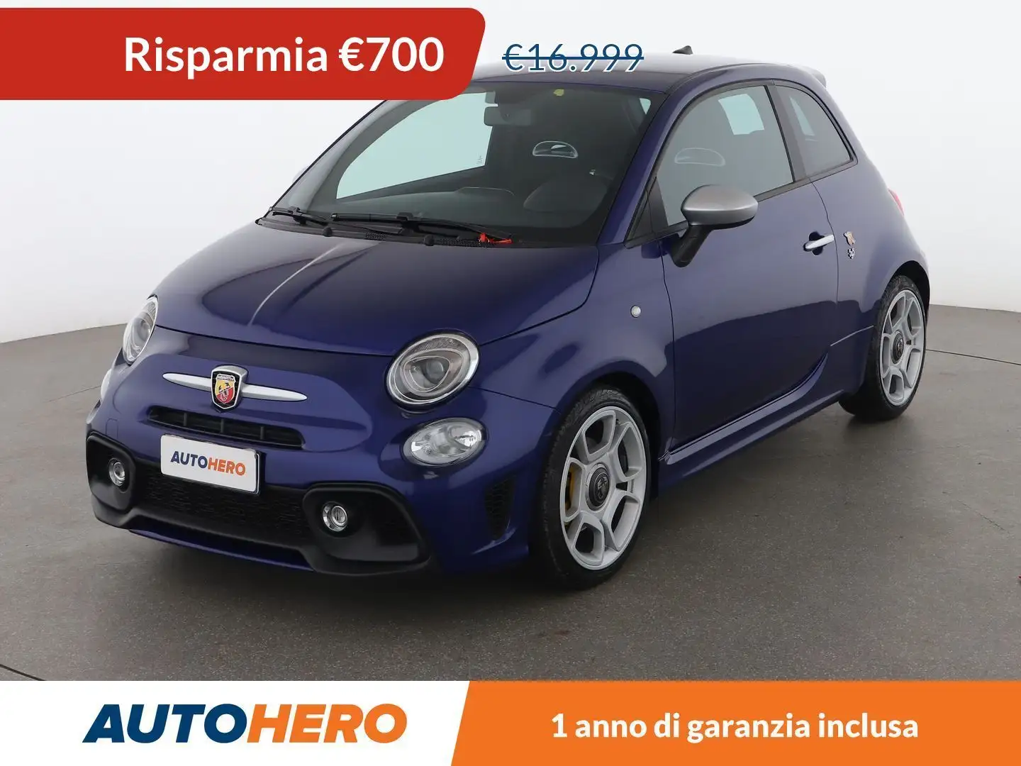 Abarth 595 1.4 Pista 160 CV Blu/Azzurro - 1