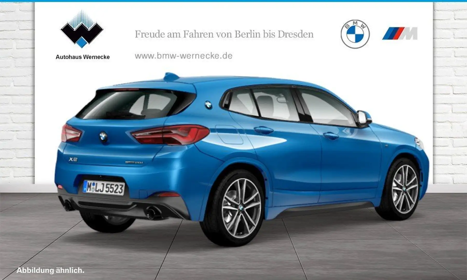 BMW X2 sDrive20i M Sportpaket Head-Up HiFi DAB LED Blau - 2