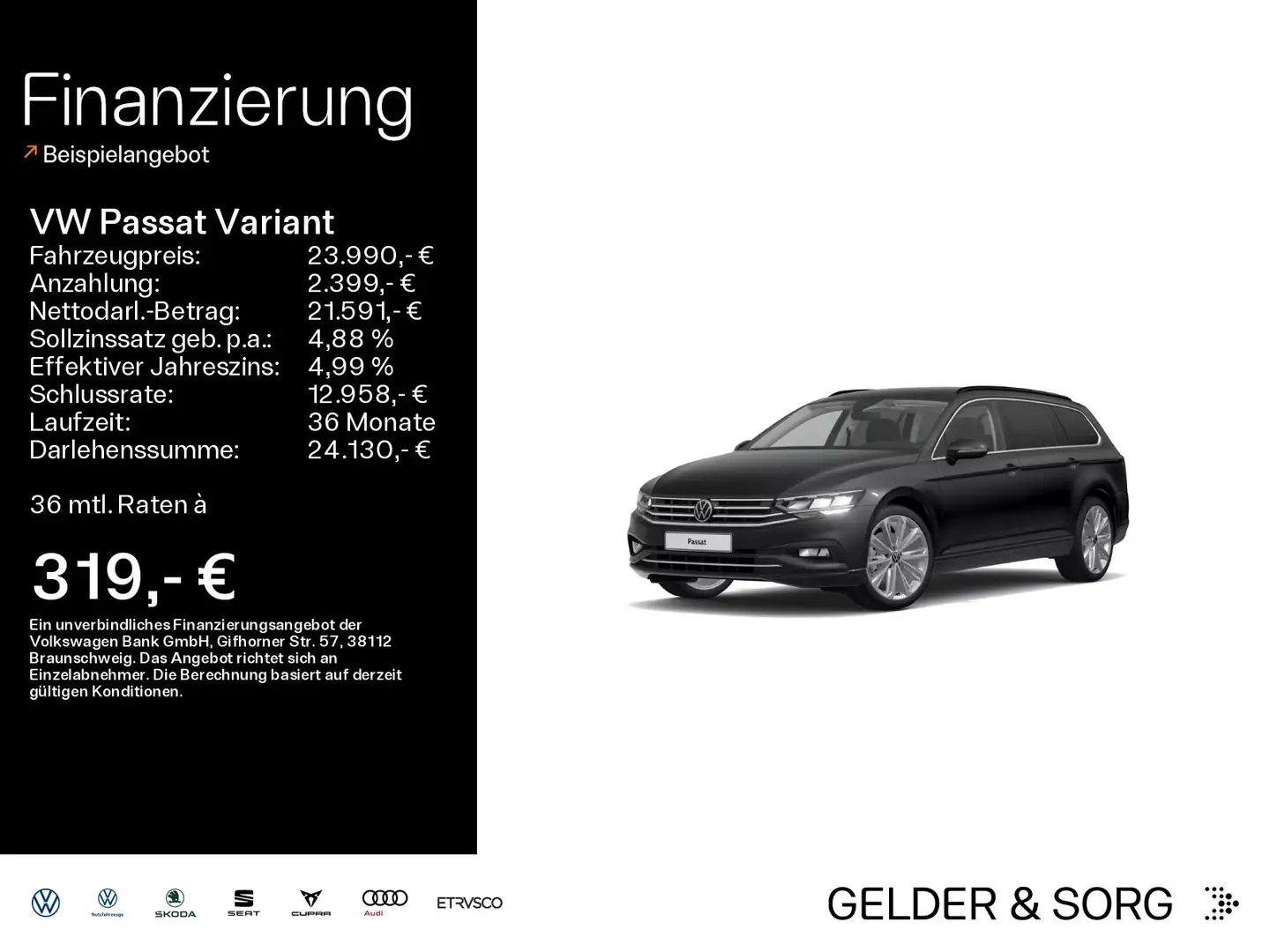 Volkswagen Passat Variant 2.0 TDI R-Line*19Zoll*RFK*LED*Nav Gris - 1