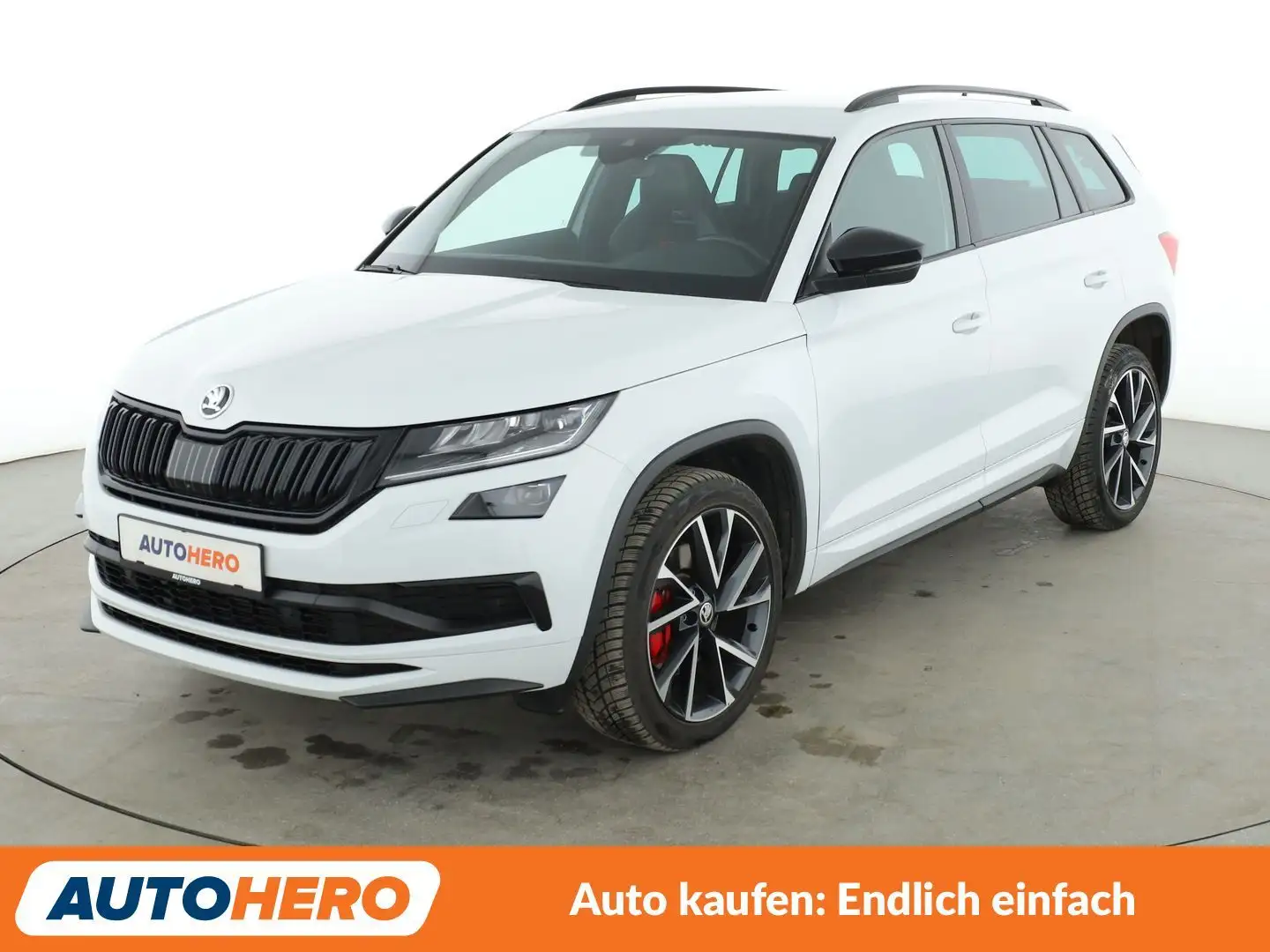 Skoda Kodiaq 2.0 BiTDI RS 4x4 Aut.*NAVI*LED*TEMPO*CAM* Blanc - 1