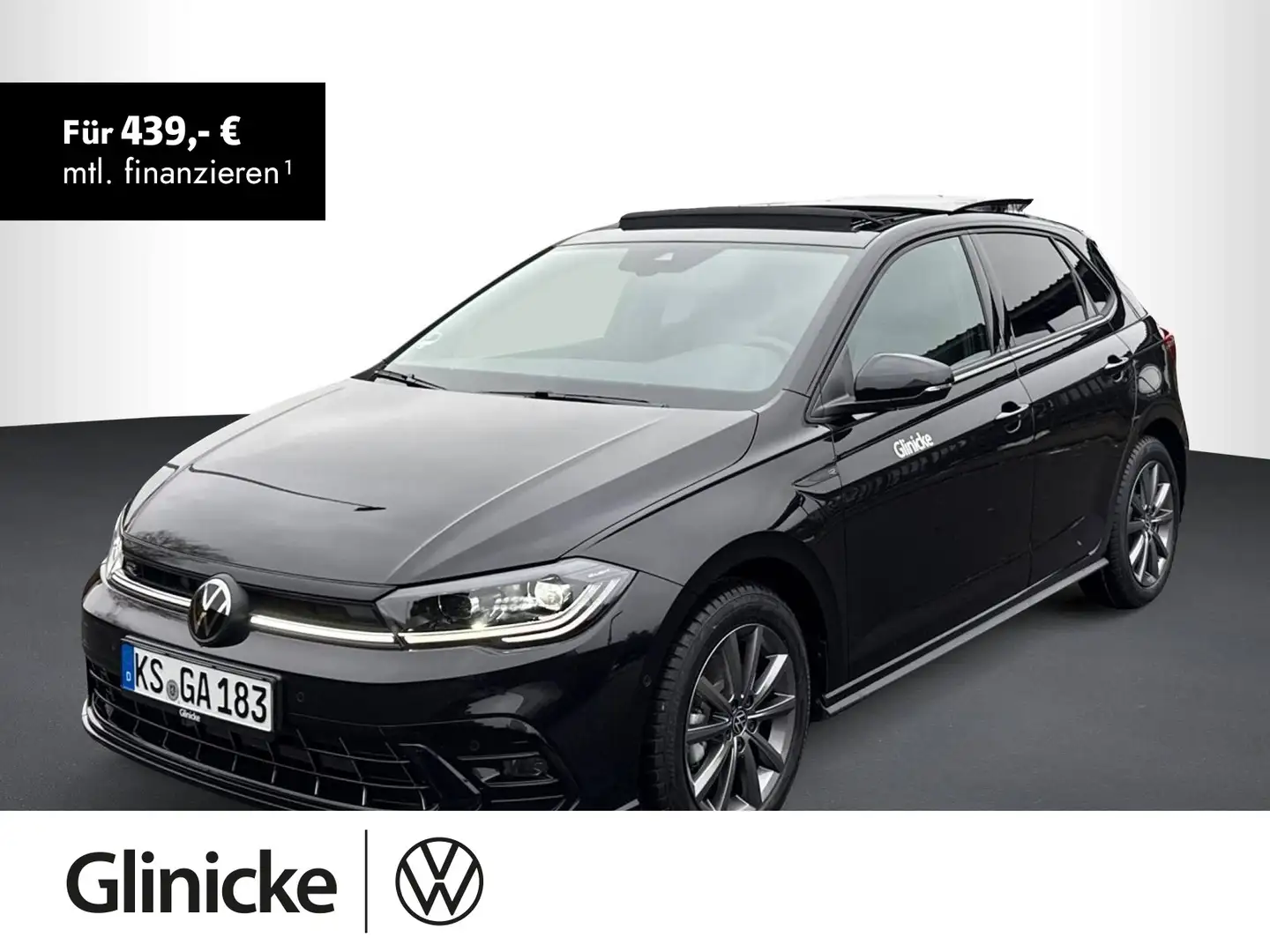 Volkswagen Polo R-Line 1.0 TSI DSG, PANO, MATRIX Schwarz - 1