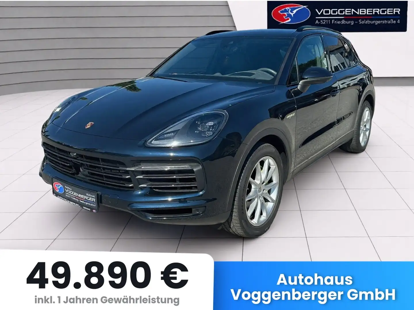 Porsche Cayenne E-Hybrid Blau - 1