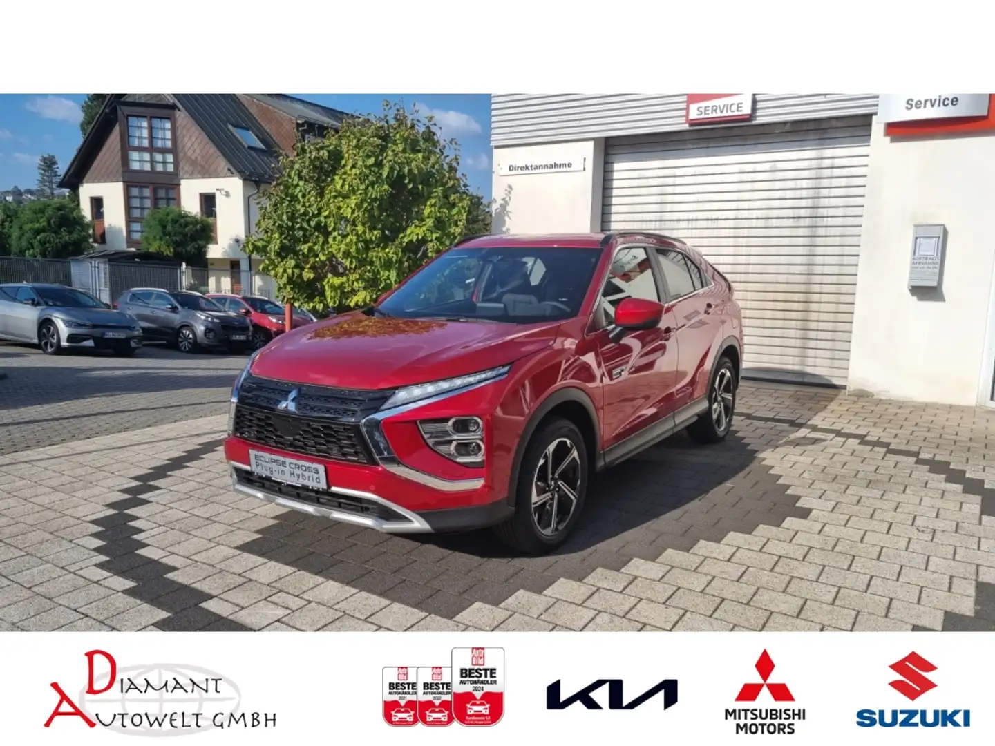 Mitsubishi Eclipse Cross 2.4 PLUG-IN HYBRID 4WD Plus Sofort Verfügbar Červená - 1