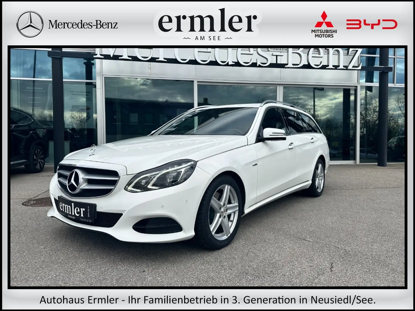 Mercedes-Benz E 220 BlueTEC 4MATIC T-Modell Weiß - 1