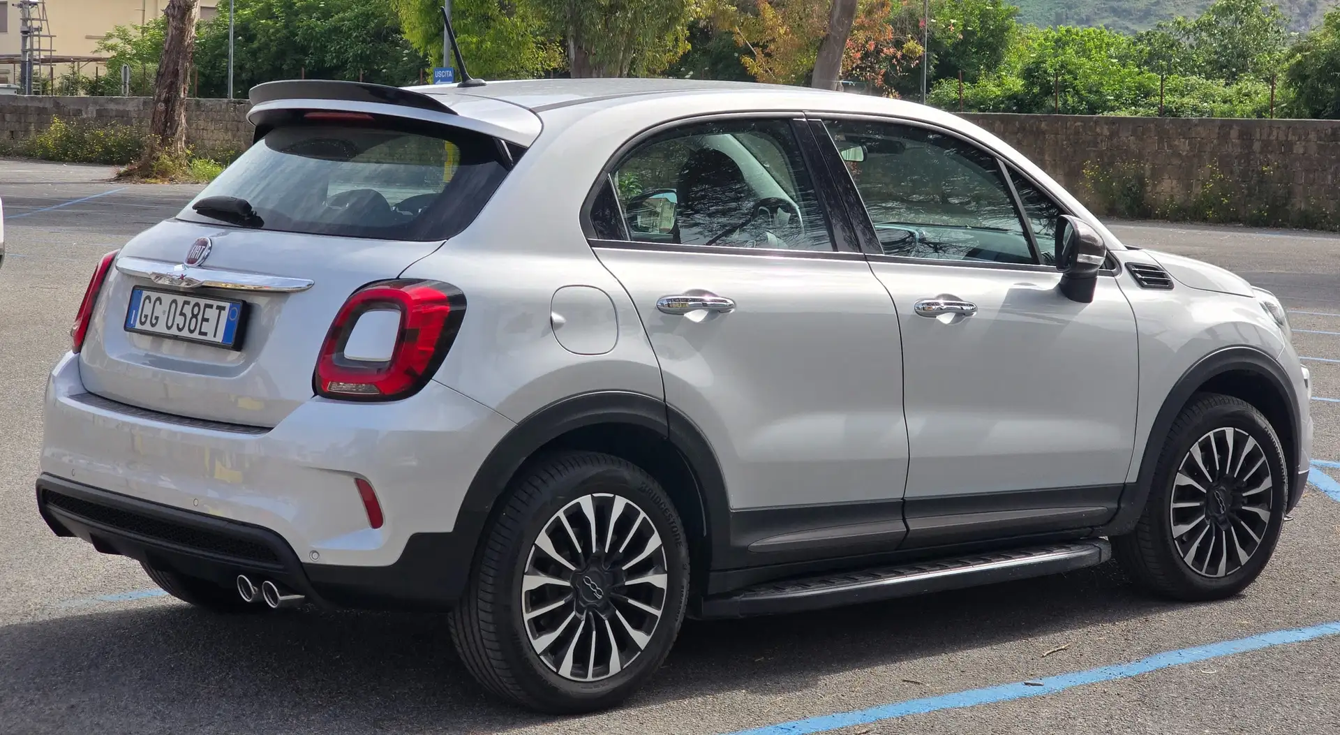 Fiat 500X 500X 1.3 T4 Lounge 150cv dct my20 Срібний - 1