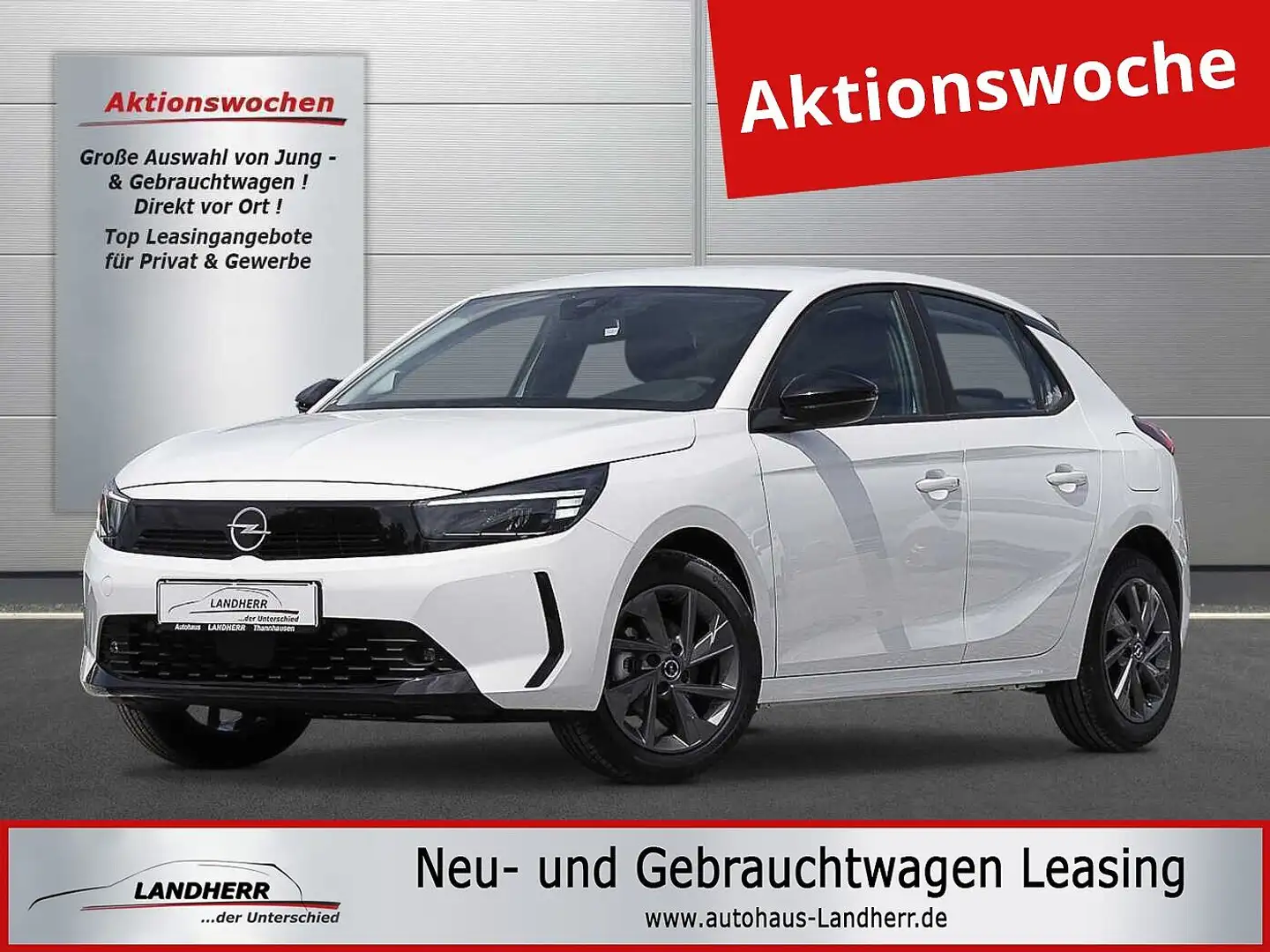 Opel Corsa 1.2 Edition // LED/PDC/Alu/SHZ/LHZ Weiß - 1