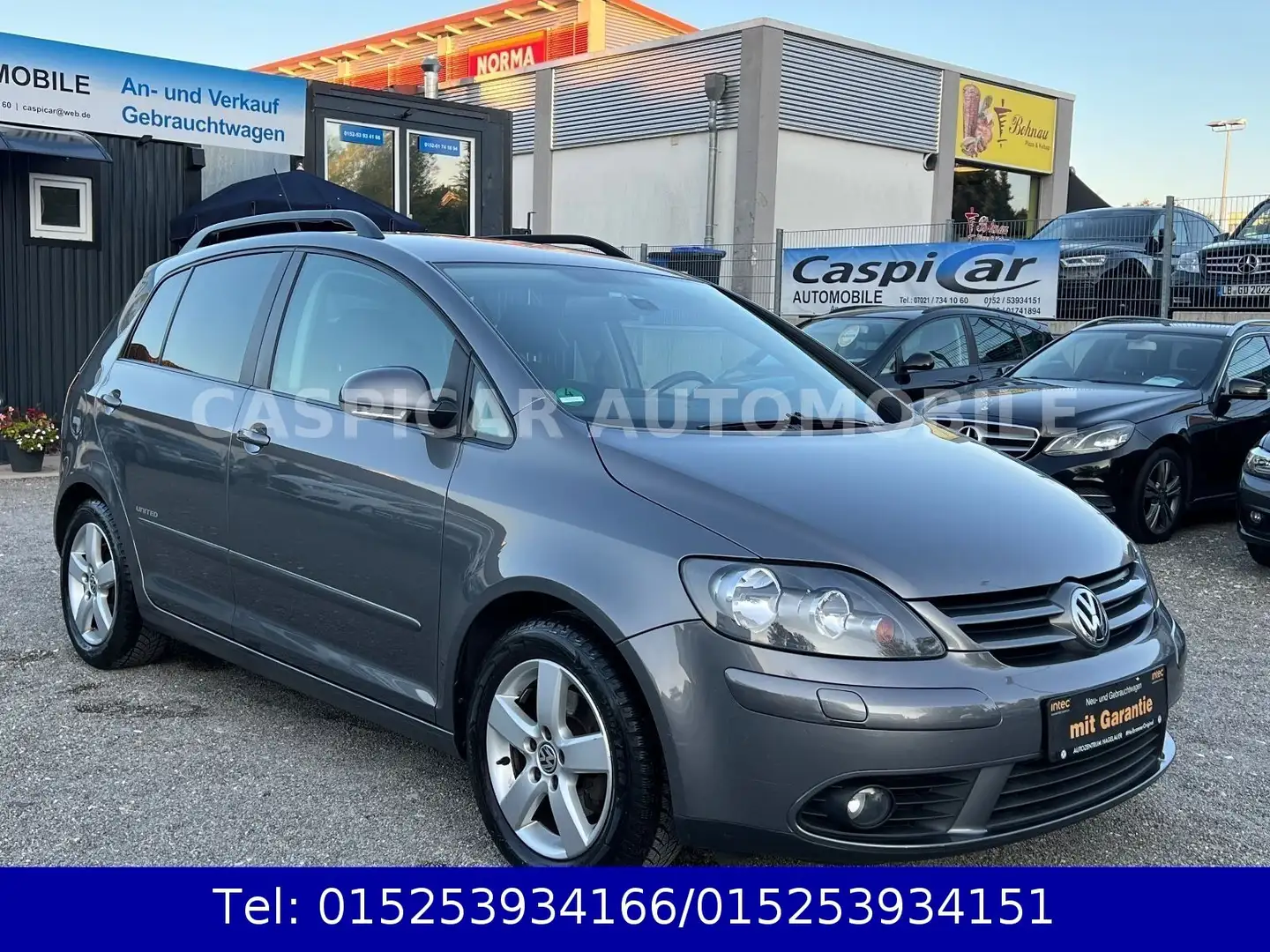 Volkswagen Golf Plus V 1,9 TDI United,KLIMAAUT.,SHZ,PDC,AHK Grau - 1