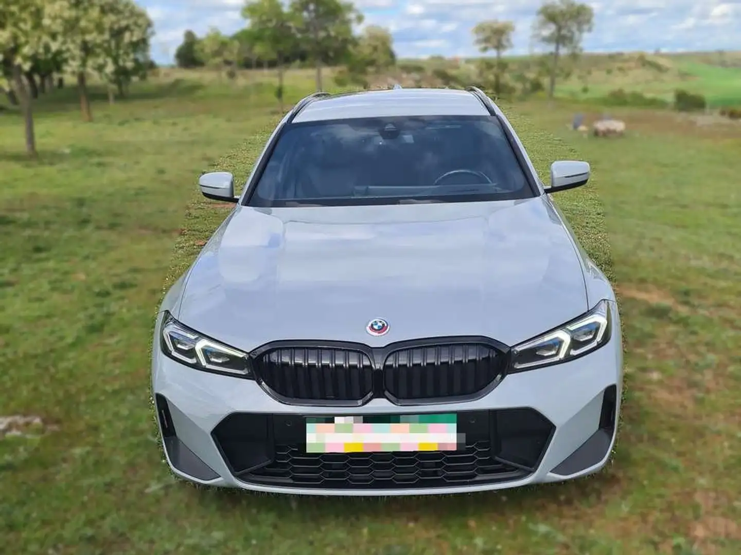 BMW 320 320d Auto.Touring Gris - 1