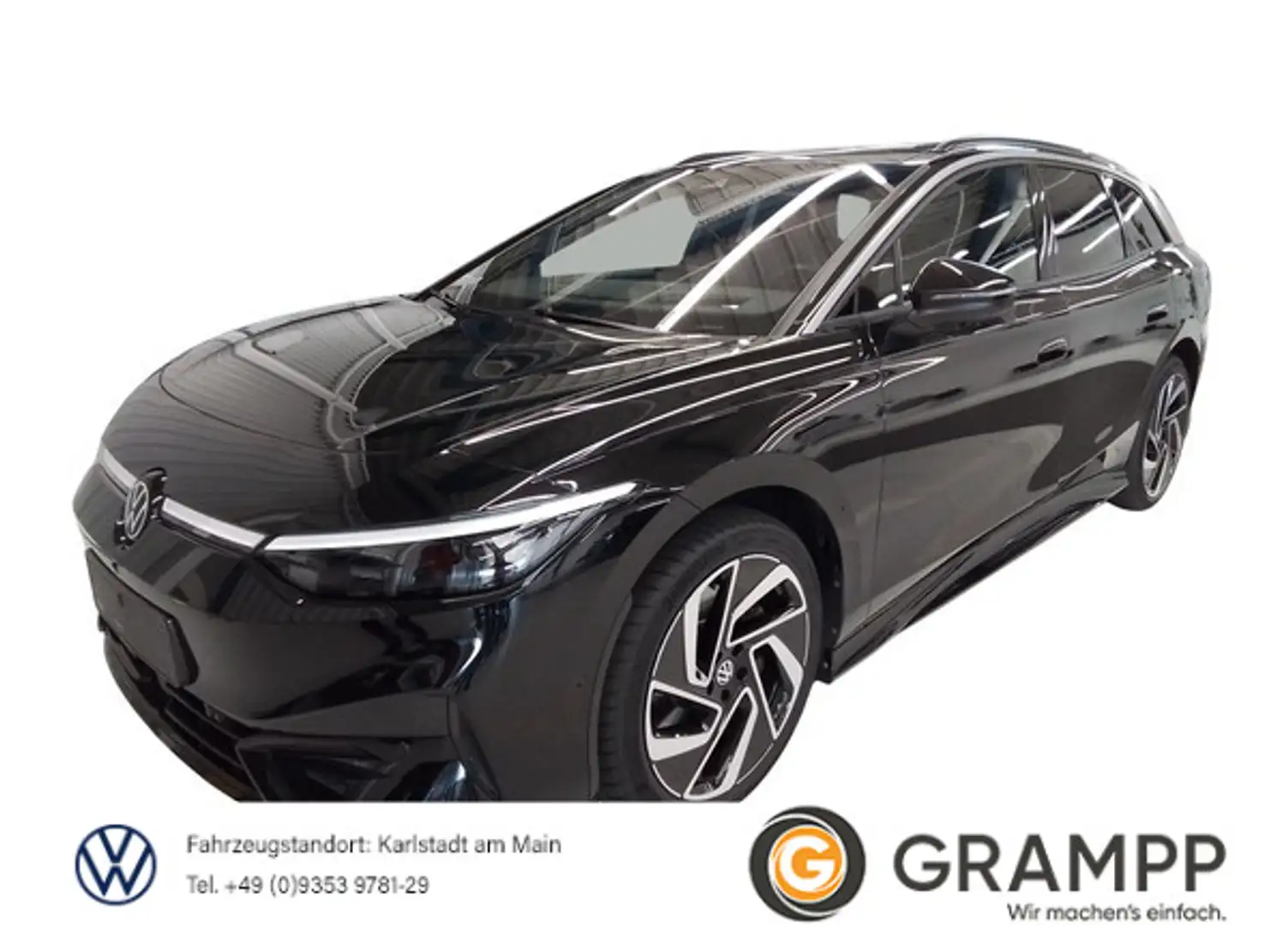 Volkswagen ID.7 Tourer Pro +WÄRMEPUMPE+AHK+MATRIX+MASSAGE+ Schwarz - 1