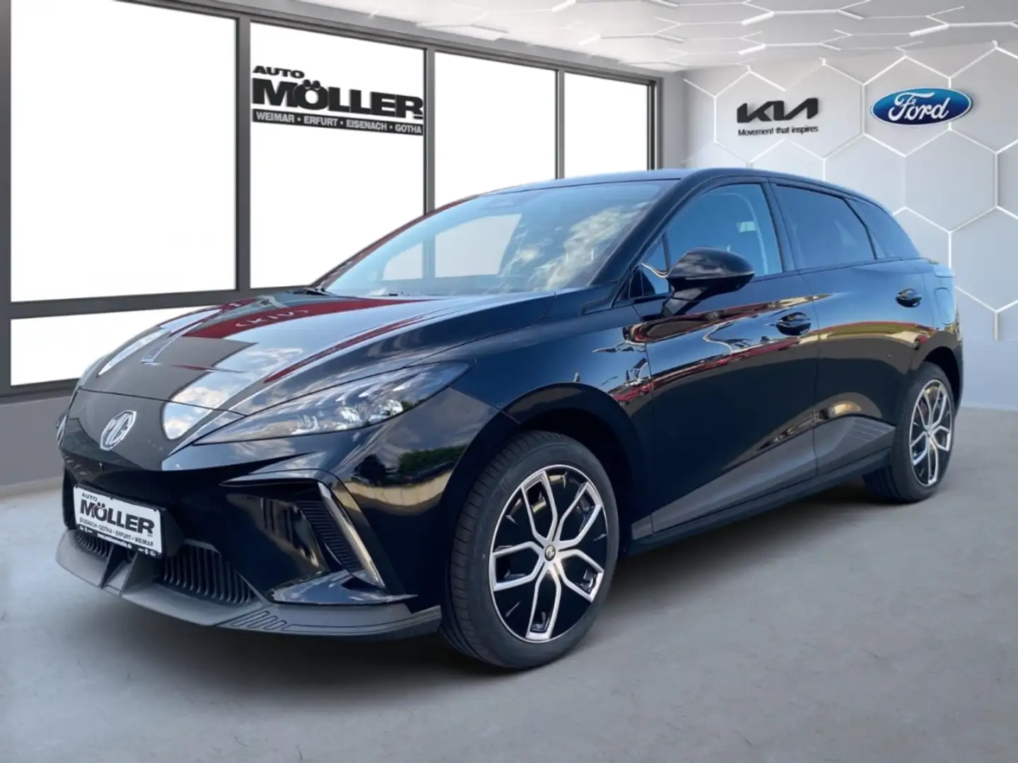 MG MG4 Luxury 49kWh *Sondermodell* 360° Navi LED   Klima Schwarz - 2