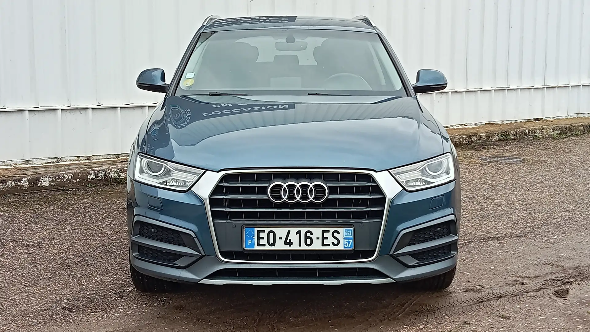 Audi Q3 2.0 TDI 150 ch S tronic 7 Ambiente Blauw - 2