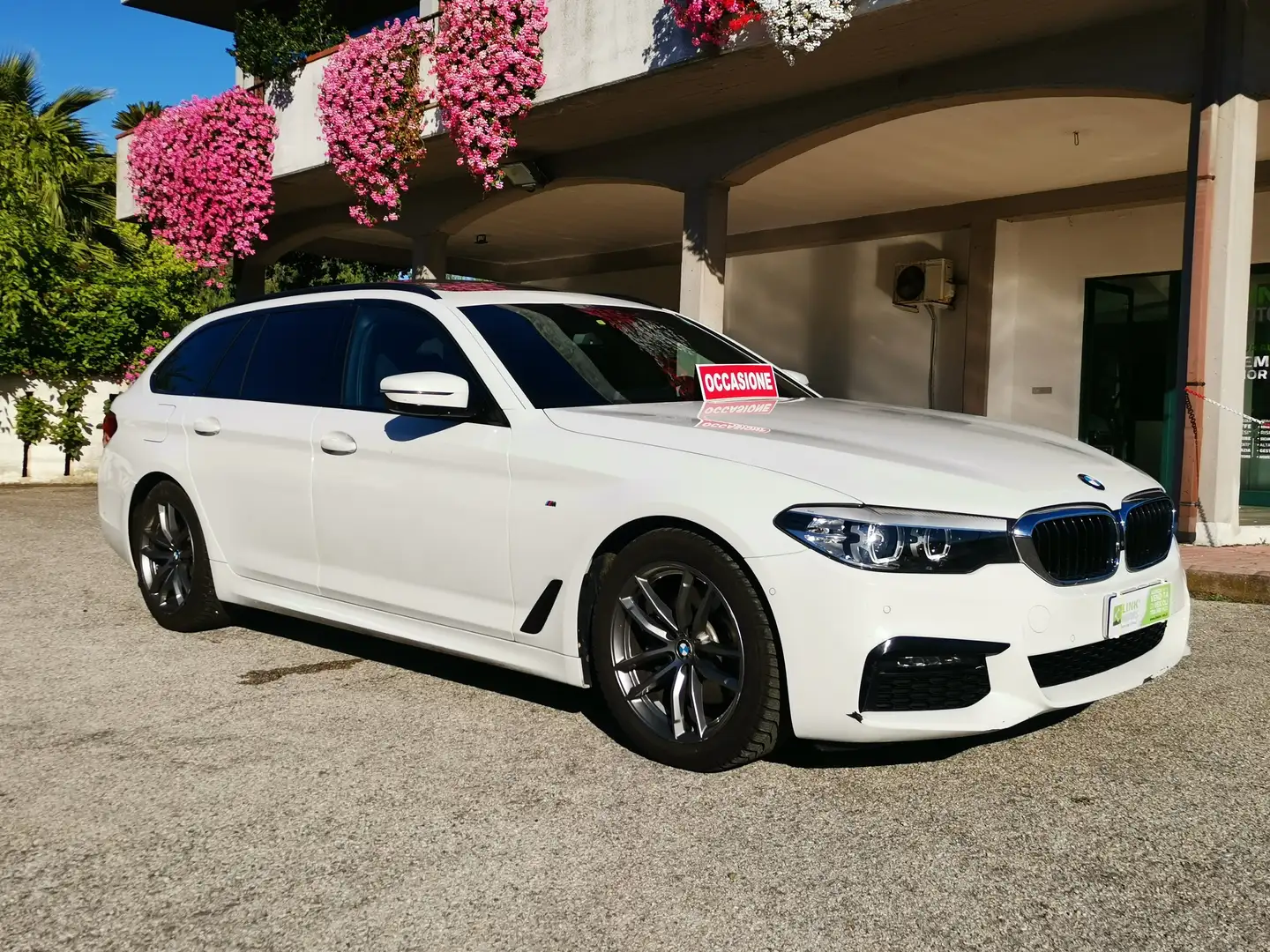 BMW 520 Serie 5 G31 520d Touring xdrive Msport auto Wit - 2