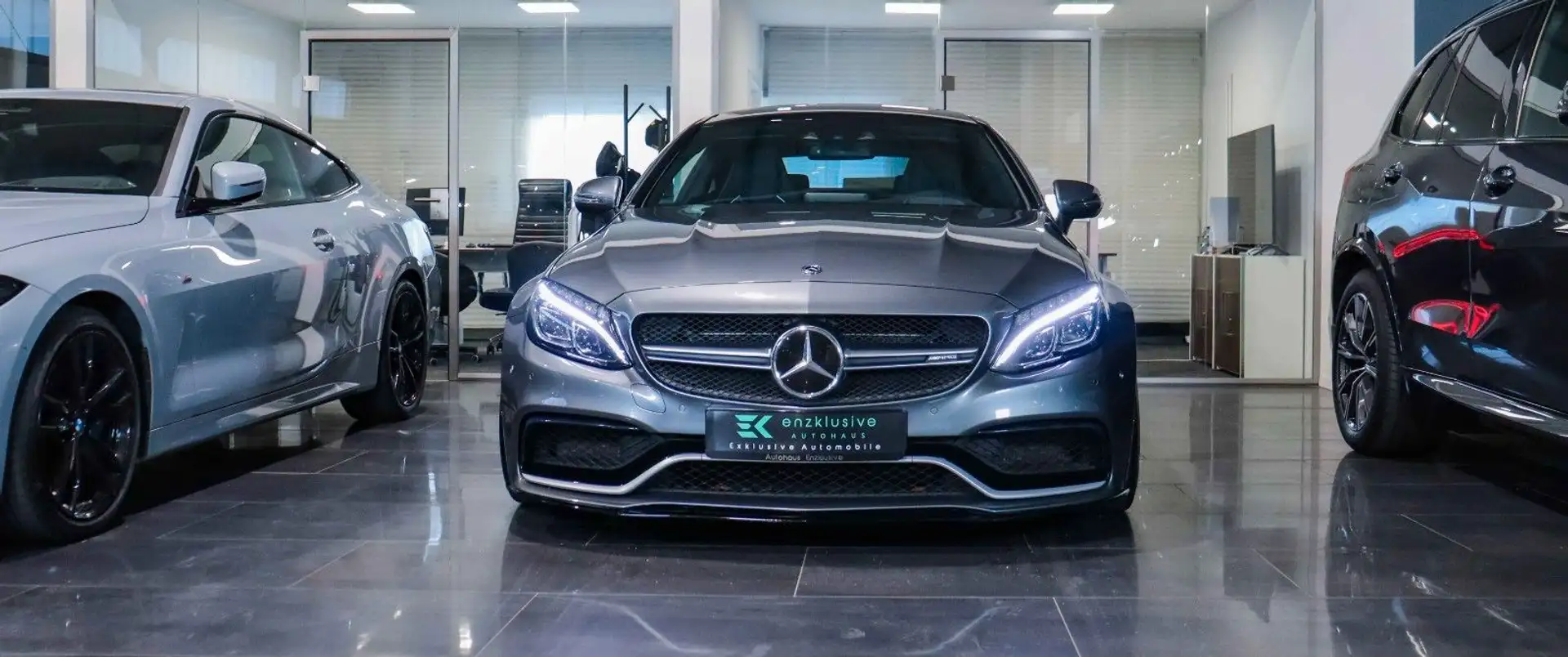 Mercedes-Benz C 63 AMG C63 S AMG*PERF-SITZE&AGA*BURMESTER*ACC*HuD*ILS Grau - 2