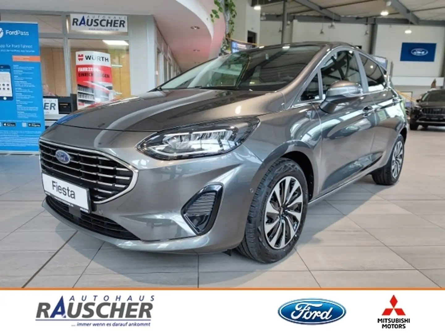 Ford Fiesta 1.0 l 92 kW MHEV Titanium Grau - 1