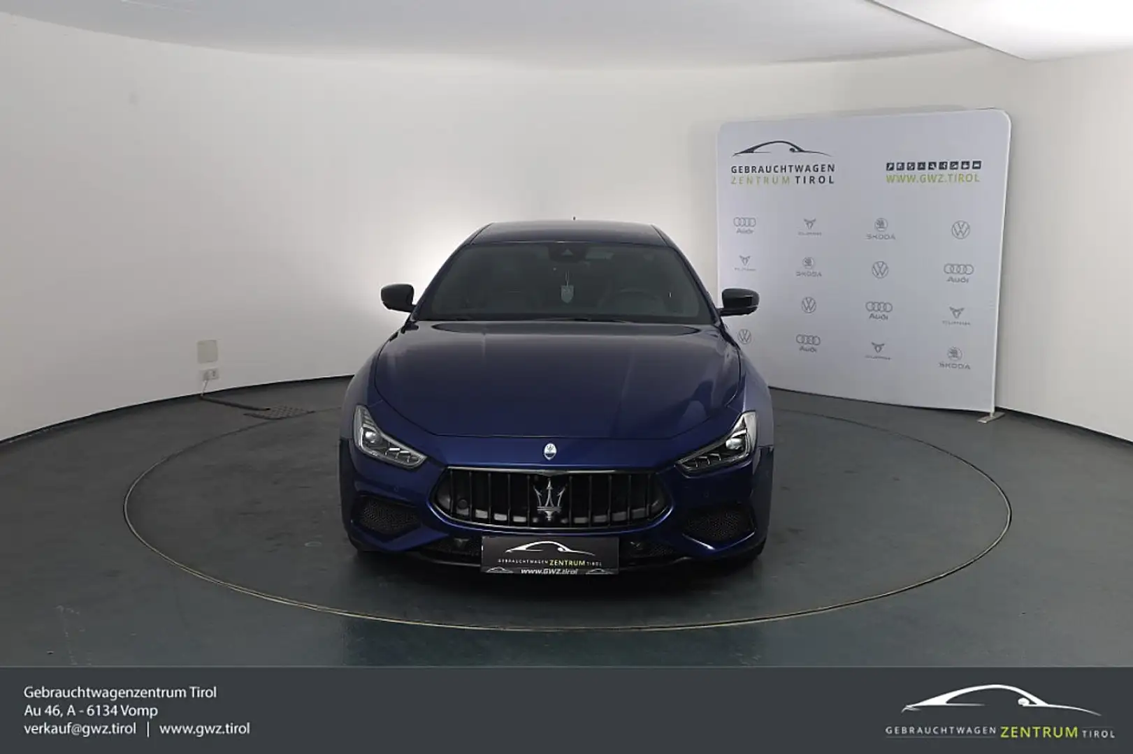 Maserati Ghibli GT Hybrid Assistenzpaket Nerissimopaket Vollaus... Bleu - 2