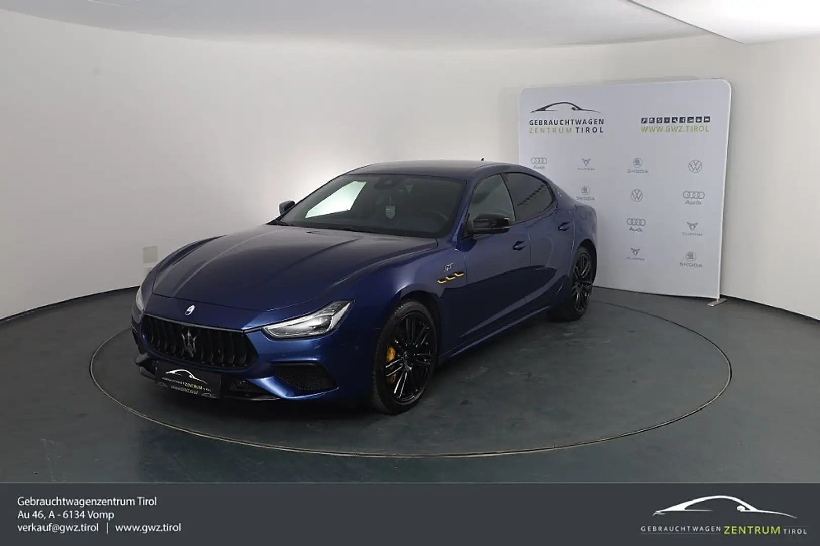 Maserati Ghibli GT Hybrid Assistenzpaket Nerissimopaket Vollaus... Bleu - 1