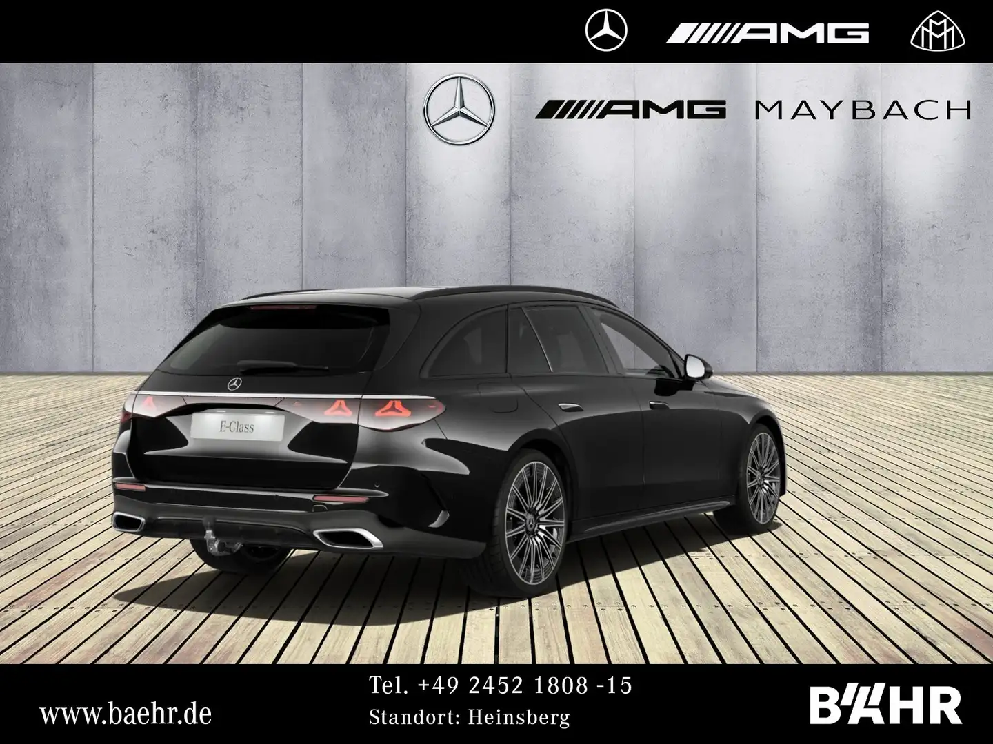 Mercedes-Benz E 220 E 220 d T AMG+Night/Pano/AHK/Distronic/360°/21" Schwarz - 2