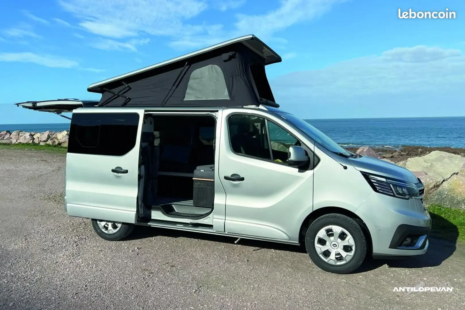 Renault Trafic ANTILOPE VAN FLEX PLUS PH. 3 L1H1 GRAND CONFORT 2800 BLUE DCI 130 DE 2 A 4 PLACES ... Grau - 2