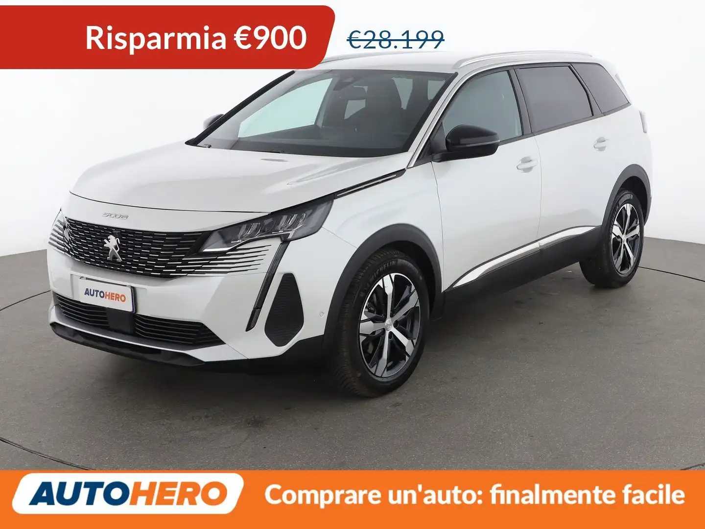 Peugeot 5008 1.5 Blue-HDi Allure Pack 130 CV EAT8 Weiß - 1