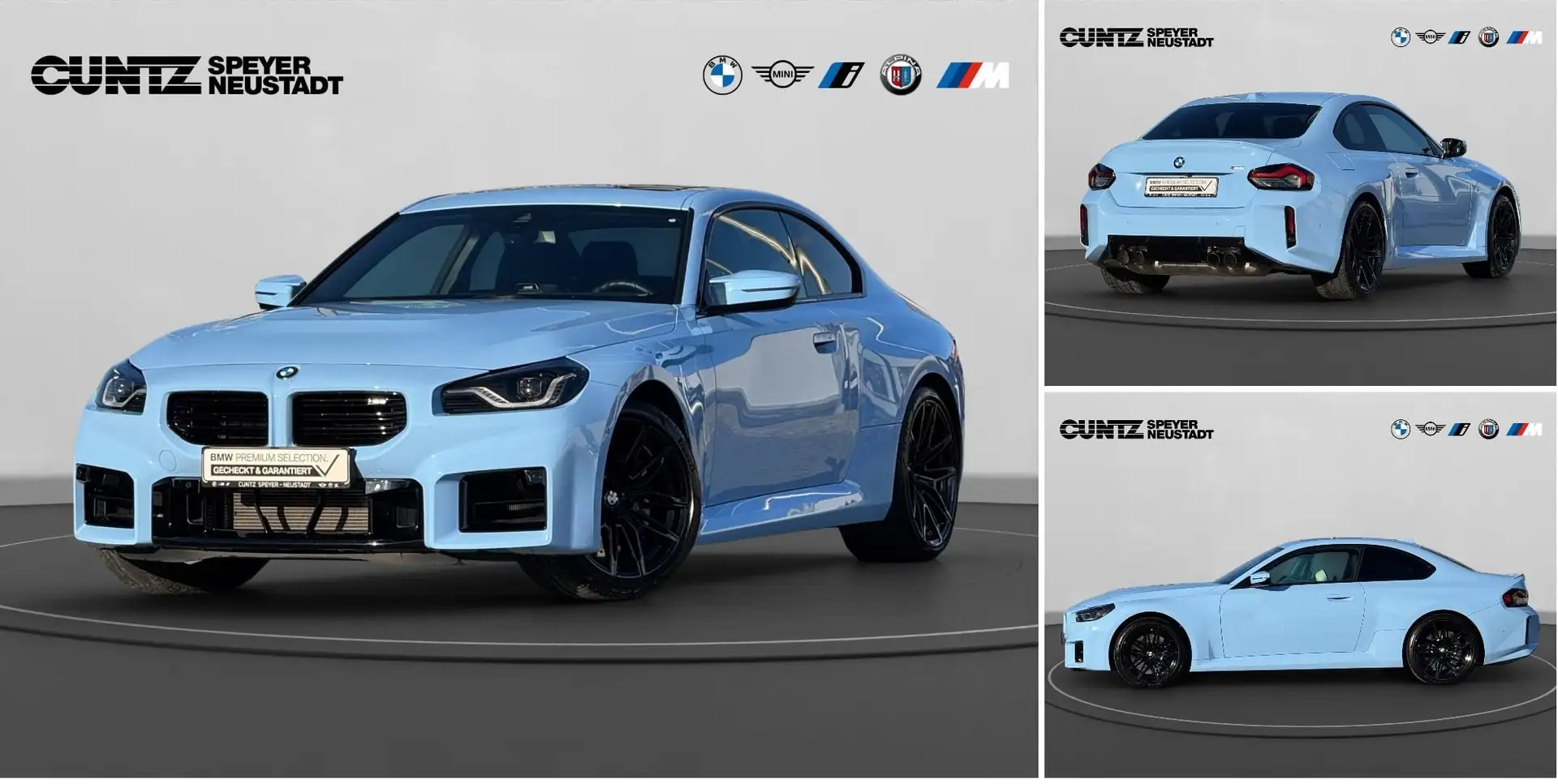BMW M2 Coupé  Harman/Kardon Glasdach Driving+ParkingAssis Bleu - 1