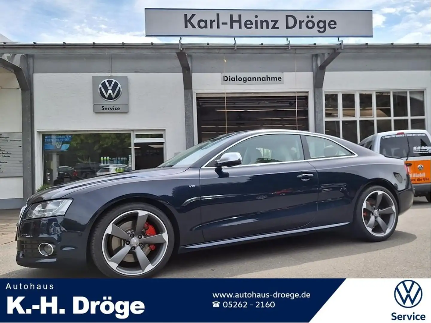 Audi S5 Coupé 4.2 FSI V8 Leder Seidennappa Carbon Navi Blau - 1