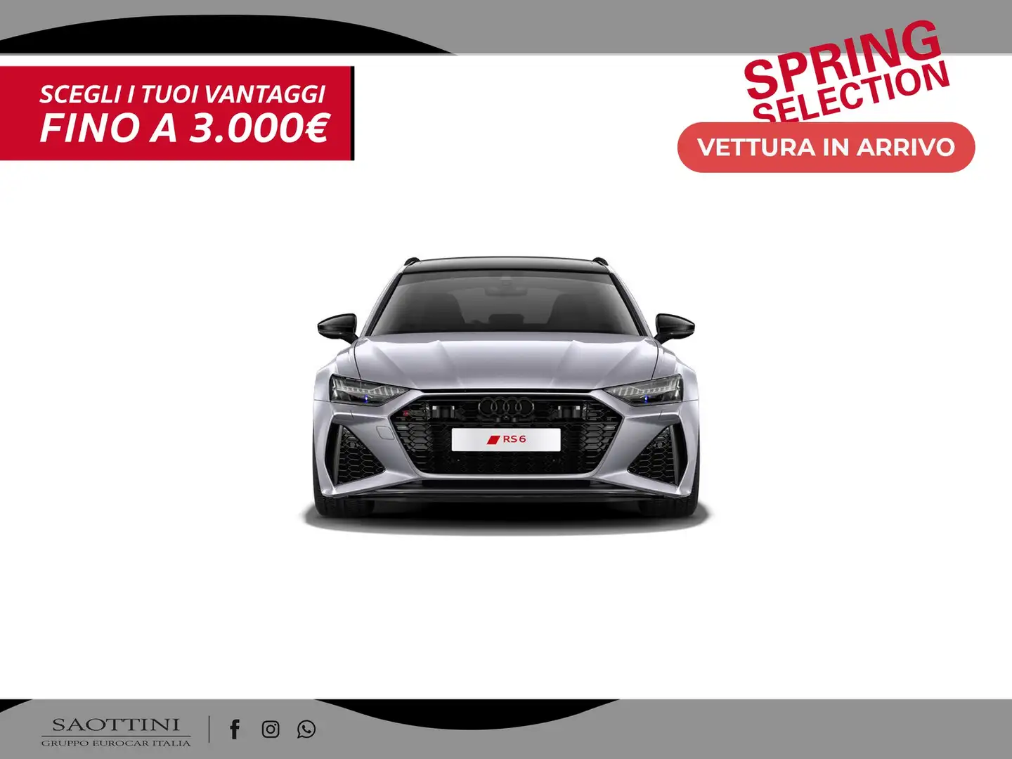 Audi RS6 Avant 4.0 quattro Tiptronic Argento - 2