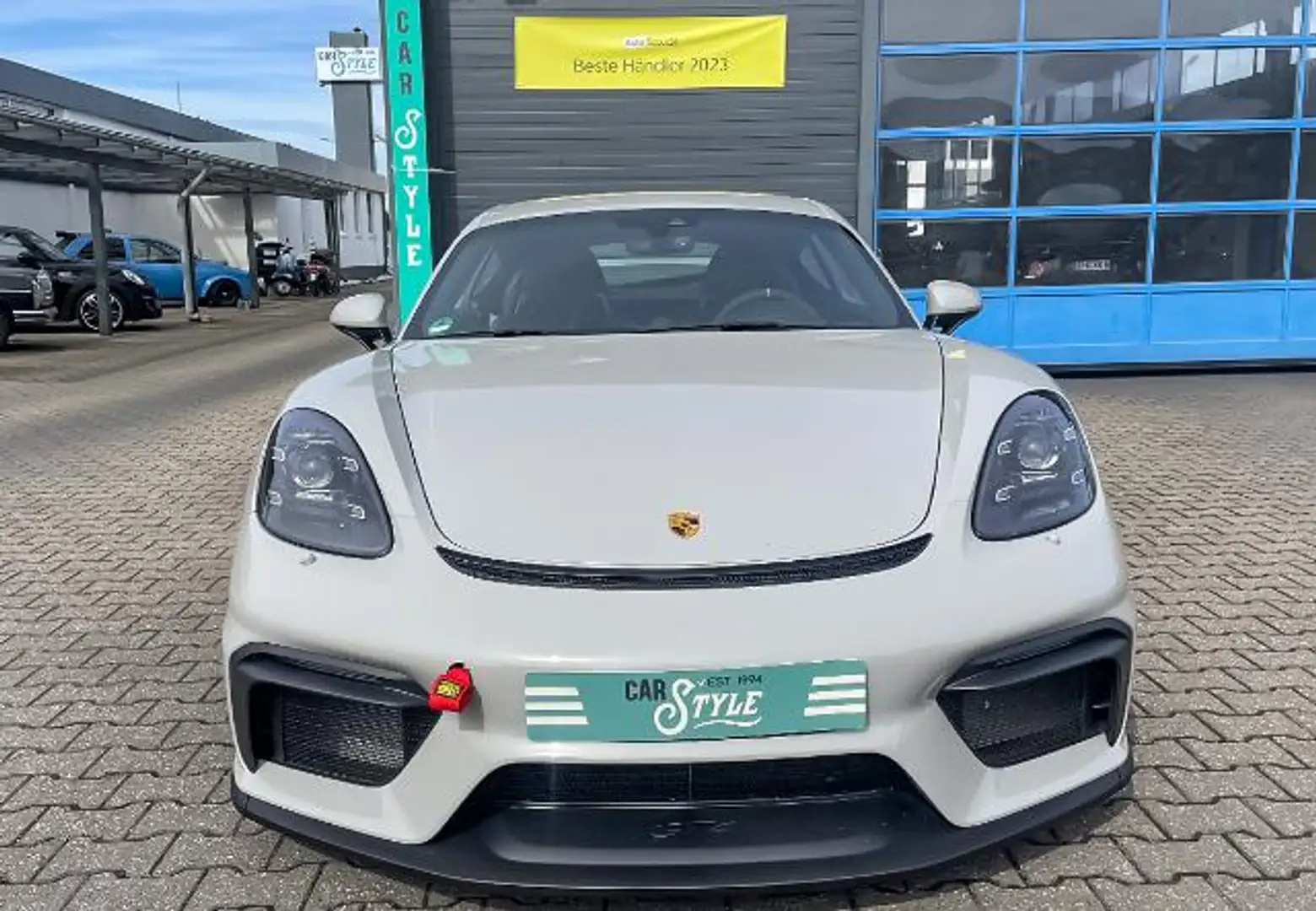 Porsche Cayman 4.0 GT4 MR Clubsport Schalen KW BBS R.Cam Navi Grau - 2