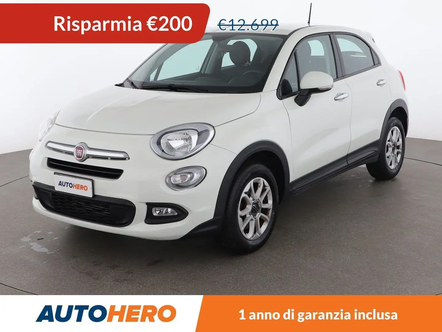 Fiat 500X 1.6 JTDM Pop Star Bianco - 1