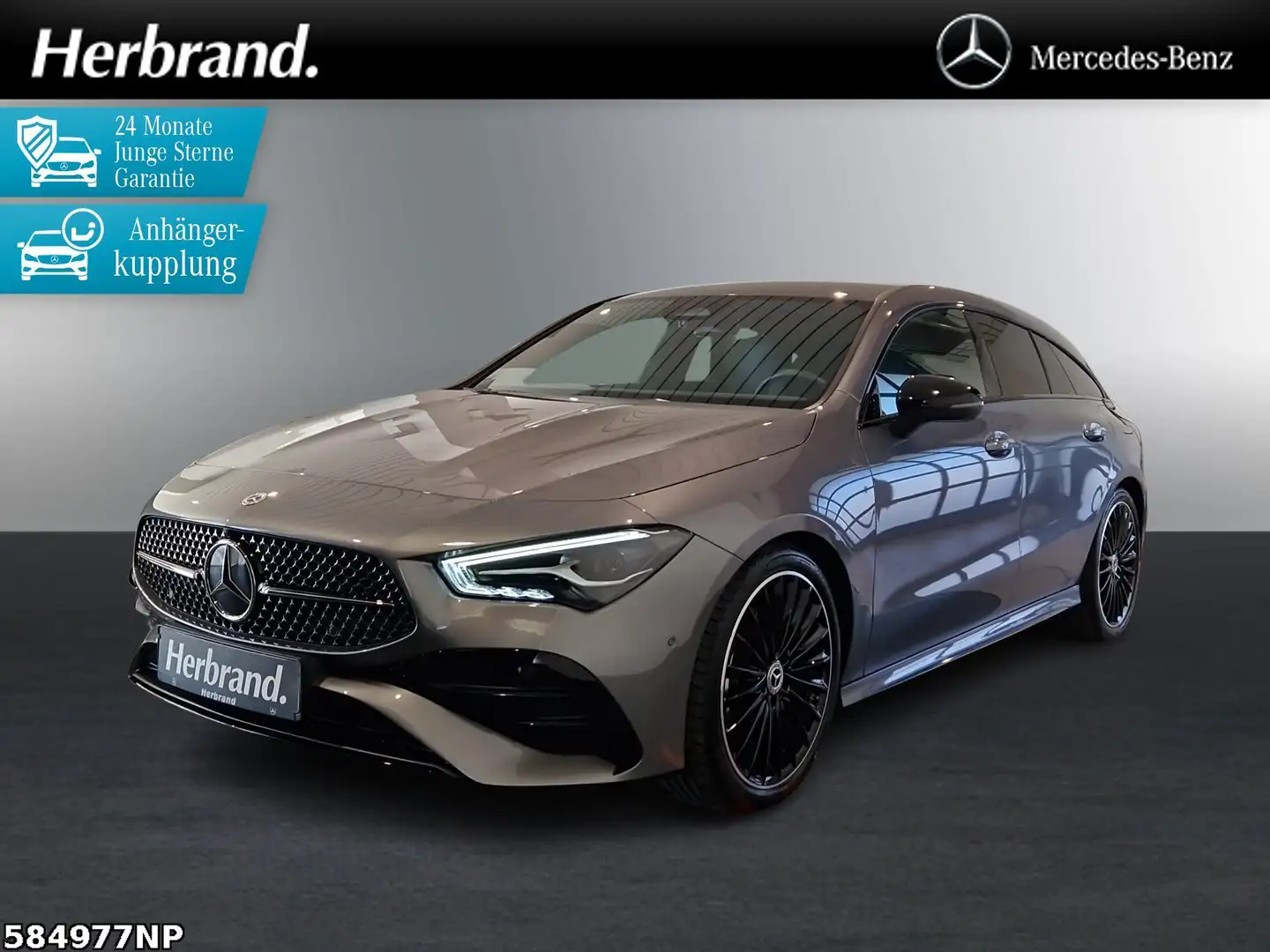 Mercedes-Benz CLA 200 AMG  Night Ambiente AHK Grijs - 1