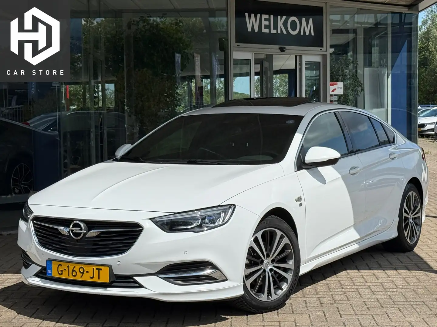 Opel Insignia Grand Sport 1.5 Turbo OPC Executive Schuifdak|HuD| Wit - 1